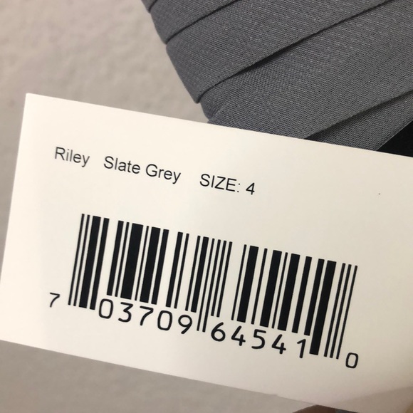 ‼️LAST CHANCE‼️Weddington Way || NWT || Adrianna Papell Riley Slate Grey Dress - Picture 9 of 12